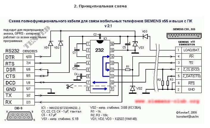 Siemens logo кабель для программирования схема